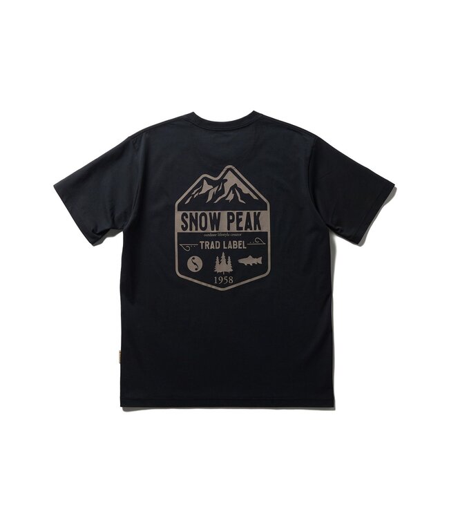 Snow Peak Trad Label Field Plating T-Shirt