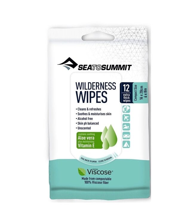 Sea To Summit Wilderness Wipes Compact 12 wipes