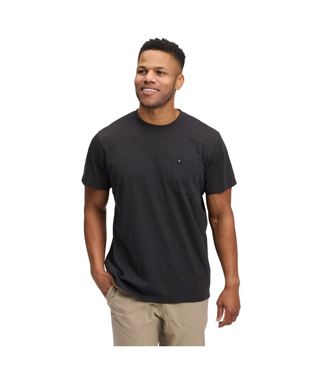 Black Diamond Men's  Diamond Patch Short Sleeve Pocket Tee