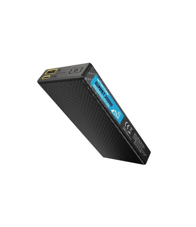 Nitecore SUMMIT 20000 Low Temperature Resistant Carbon Fiber Energy Brick (20,000mAh 3A)