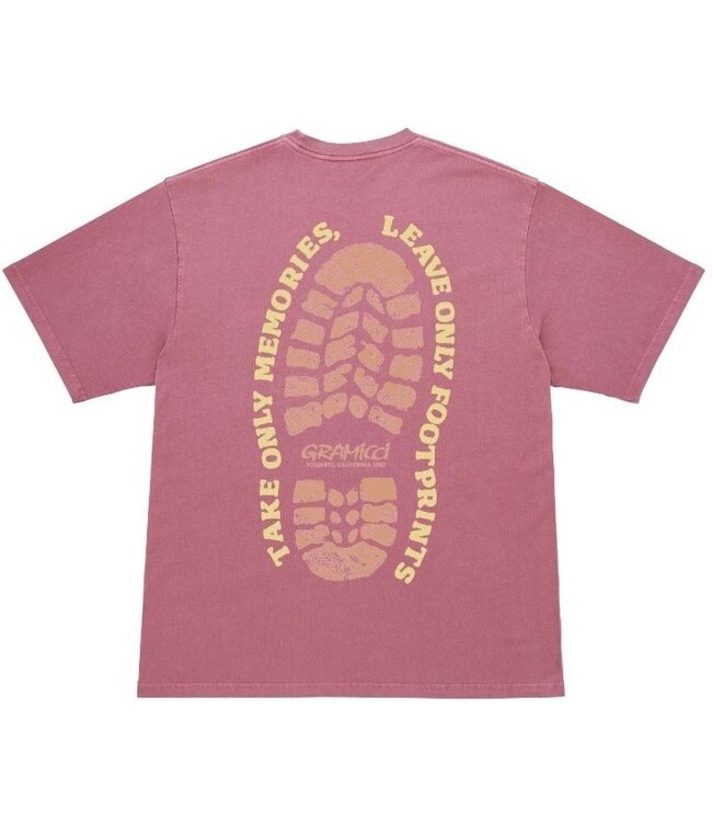 Gramicci Gramicci Footprints Tee Pigment Dyed