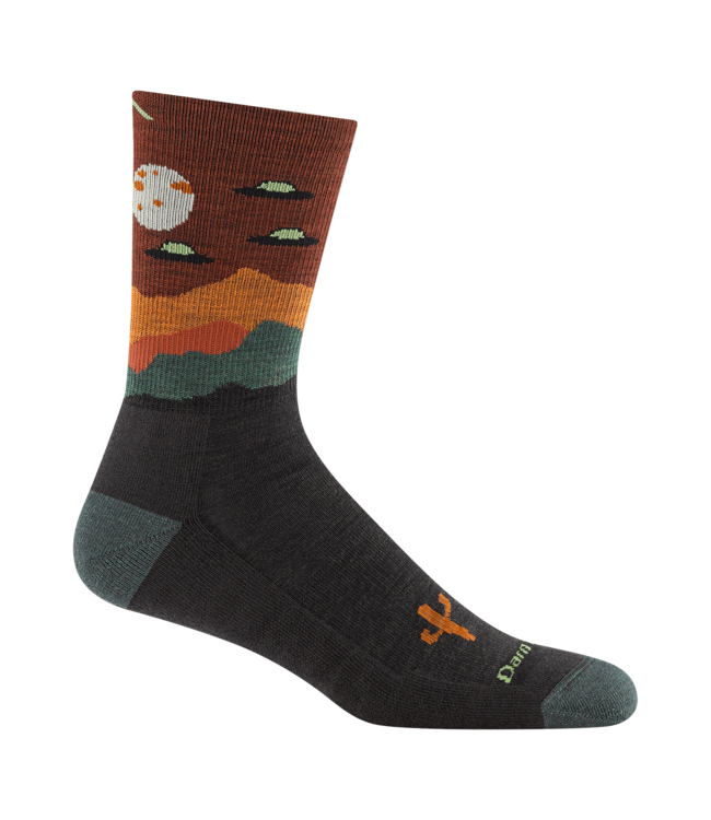 Darn Tough Men's Spaced Out Micro Crew Lightweight Hiking Socks