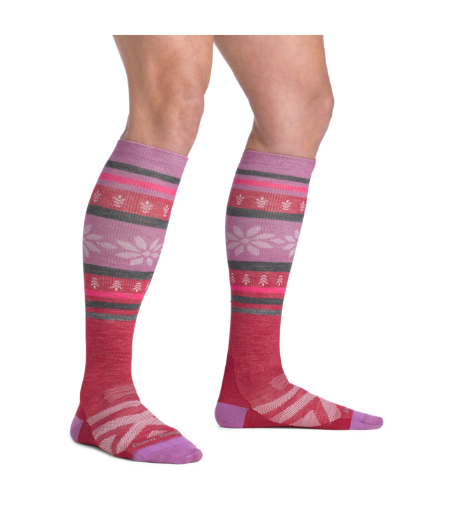 Darn Tough Women's Merino Wool Alphine Lightweight OTC Snow Sock No Cushion