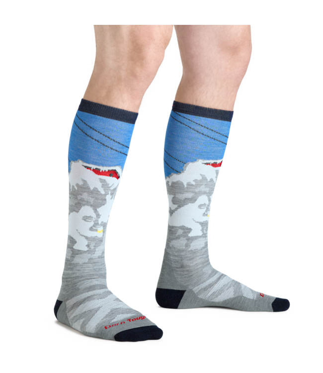 Darn Tough Men's Heady Yeti Over-the-Calf Midweight Ski & Snowboard Socks