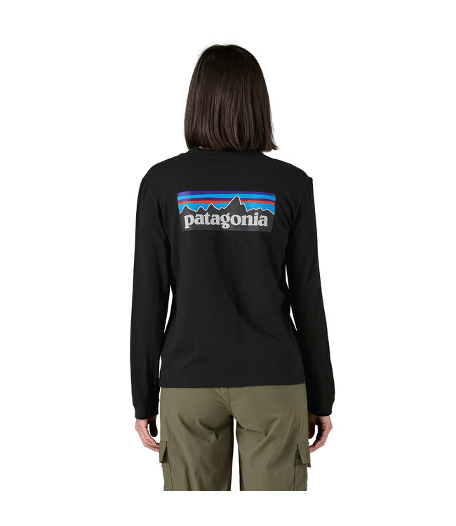 Patagonia Women's L/S P-6 Logo Responsibili-Tee