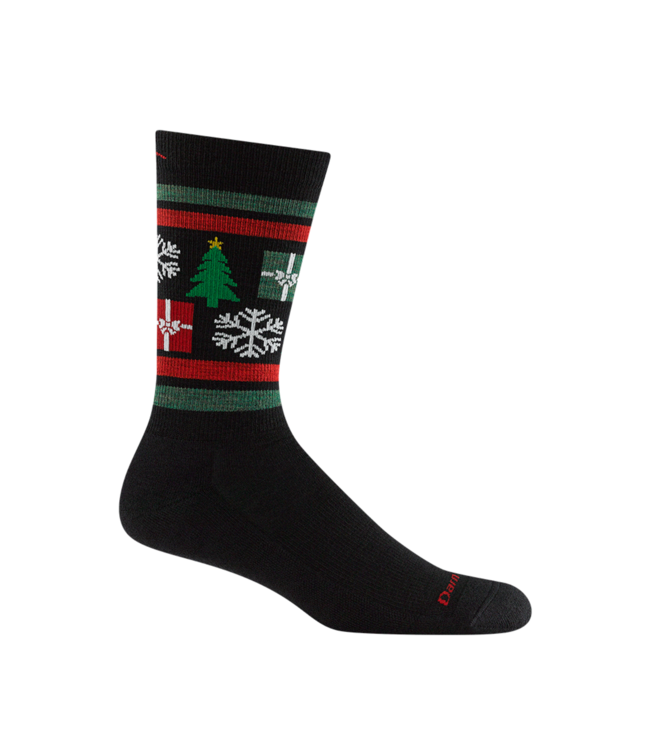 Darn Tough Men's Merino Wool Winterlandia Lightweight Crew Life Style Sock Cushion