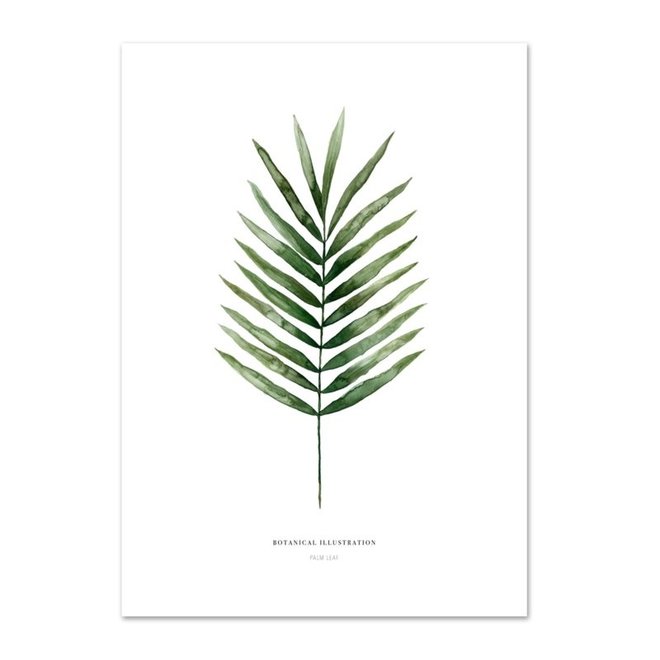 Kaart Palm leaf