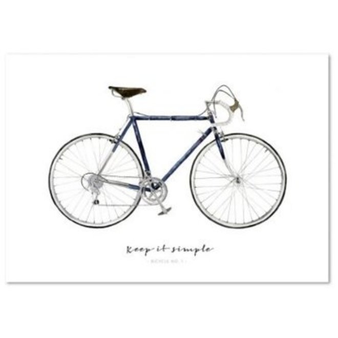 A4 Poster Fiets