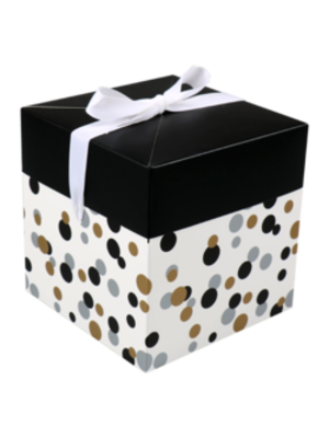 Inpakservice Cadeaubox - Confetti Groot Inpakservice Cadeaubox - Confetti Groot