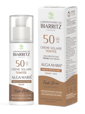 Laboratoires de Biarritz Golden Tinted Face sunscreen SPF50 Laboratoires de Biarritz Golden Tinted Face sunscreen SPF50