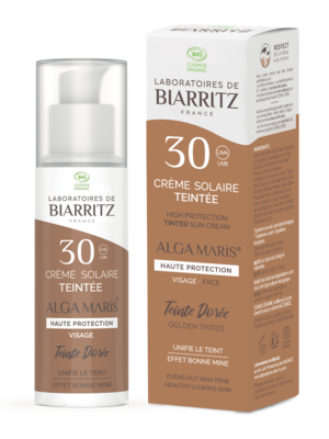 Laboratoires de Biarritz Golden Tinted Face sunscreen SPF30 Laboratoires de Biarritz Golden Tinted Face sunscreen SPF30