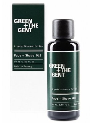 Green + The Gent Face + Shave Oil Green + The Gent Face + Shave Oil