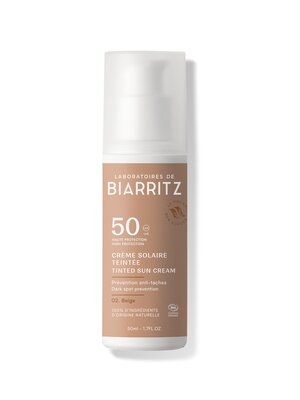 Laboratoires de Biarritz Crème solaire visage teintée Beige SPF50 Laboratoires de Biarritz Crème solaire visage teintée Beige SPF50