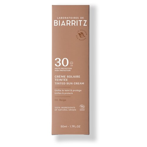 Laboratoires de Biarritz Beige getönter Gesichtssonnenschutz LSF30 Laboratoires de Biarritz Beige getönter Gesichtssonnenschutz LSF30