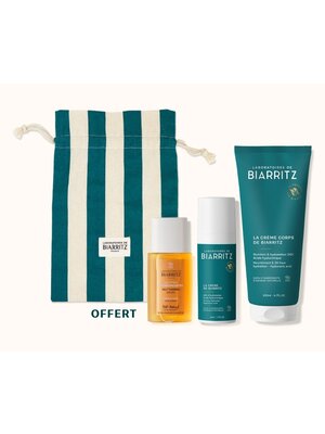 Laboratoires de Biarritz Trio Visage et Corps Éclat Santé - Gouttes de Bronzage, Crème et Corps de Biarritz Laboratoires de Biarritz Trio Visage et Corps Éclat Santé - Gouttes de Bronzage, Crème et Corps de Biarritz