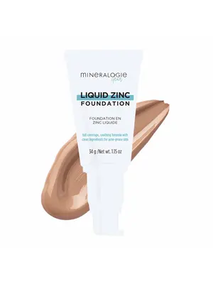 Mineralogie CLEAR Acne Liquid Zinc Foundation - Light Beige