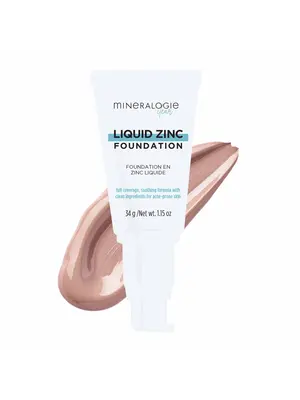 Mineralogie CLEAR Acne Liquid Zinc Foundation - Cool Beige