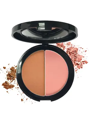 Mineralogie Pressed Duo Blush & Bronzer - Mirage Sun