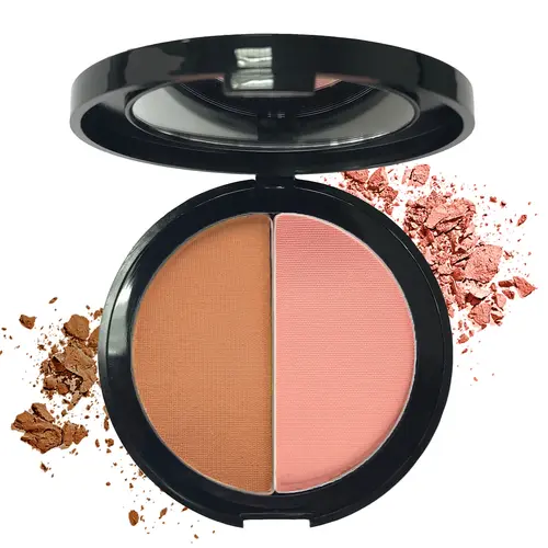Mineralogie Pressed Duo Blush & Bronzer - Mirage Sun