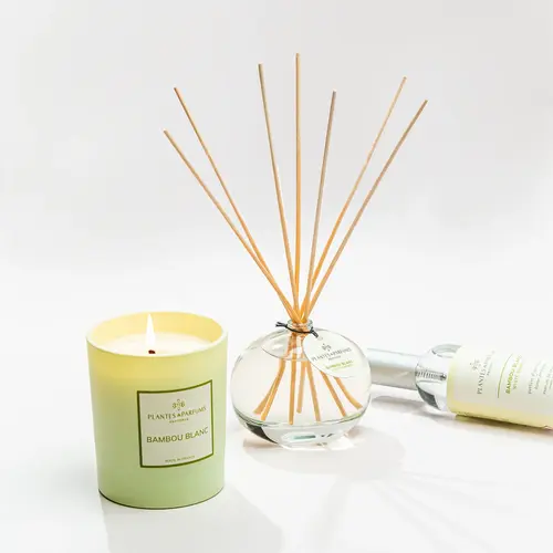Plantes & Parfums Perfumed Candle - White Bamboo Plantes & Parfums Perfumed Candle - White Bamboo