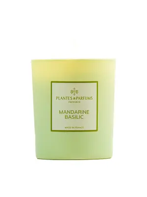 Plantes & Parfums Perfumed Candle - Mandarin Basil Plantes & Parfums Perfumed Candle - Mandarin Basil
