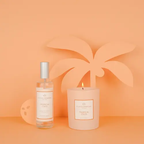 Plantes & Parfums Perfumed Candle - Tropical Coco Plantes & Parfums Perfumed Candle - Tropical Coco