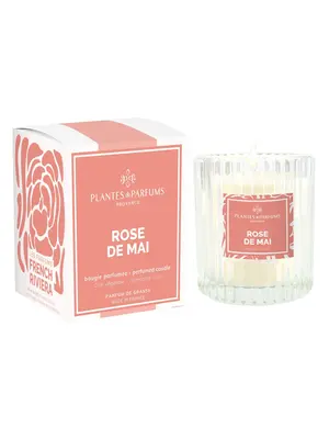Plantes & Parfums Bougie parfumée - Rose de Mai Plantes & Parfums Bougie parfumée - Rose de Mai