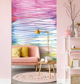 Eijffinger Eijffinger Stripes+ Wallpower 377209 Aqualines Summer