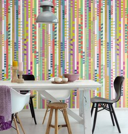 Eijffinger Eijffinger Stripes+ Wallpower 377213 Chopsticks Colour