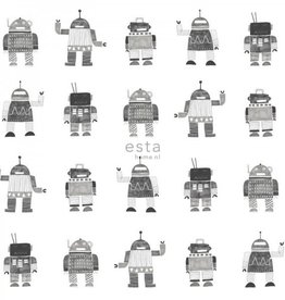 Esta for kids Little Bandits Vintage Robots behang 138939