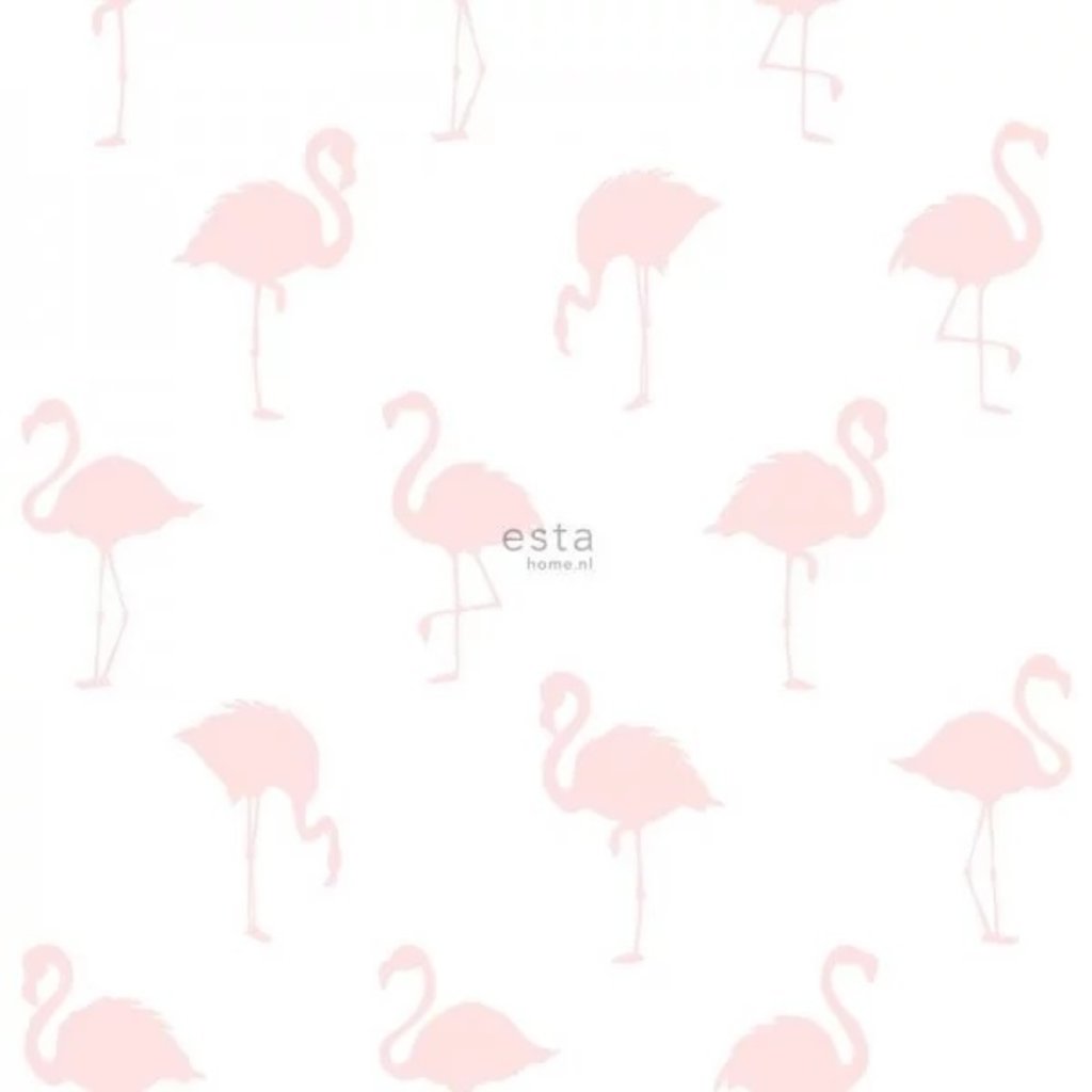 Esta for kids  Little Bandits Flamingo's behang 138918