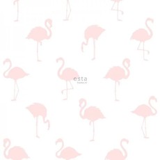 Esta for kids  Little Bandits Flamingo's behang 138918