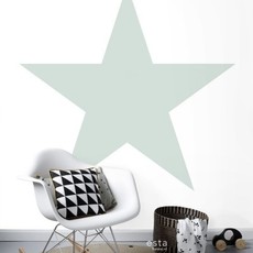 Esta for kids Esta Home Little Bandits PhotowallXL Grote Ster Mint Groen 158841