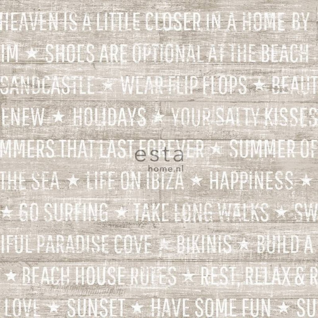 Esta Home Esta Home Cabana Zomerse quotes behang 148640