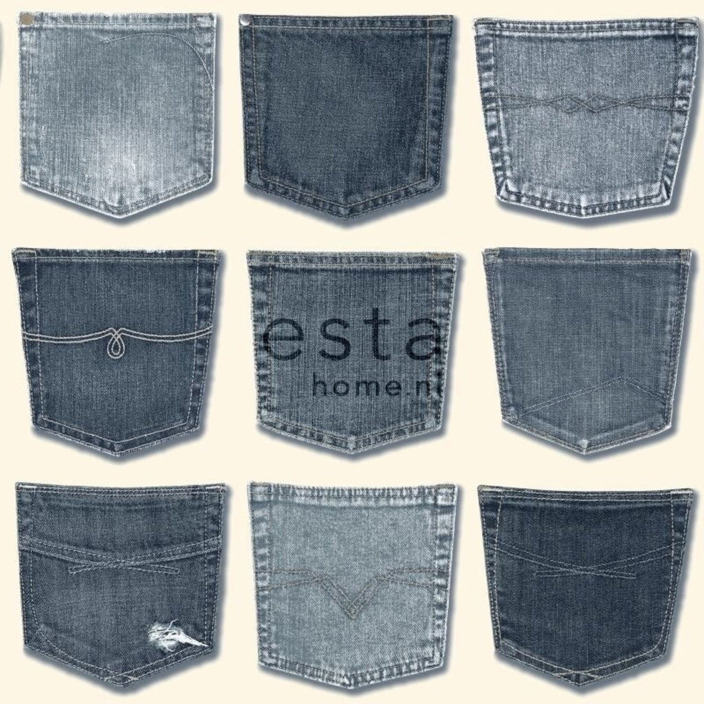 Esta Home Esta Home Denim & Co. jeans pocket light blue 137739