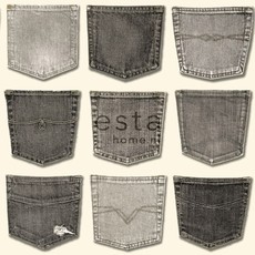 Esta Home  Denim & Co. jeans pocket grey 137740