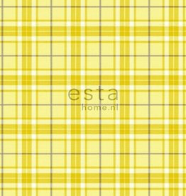 Esta Home Denim & Co. checks yellow 137729