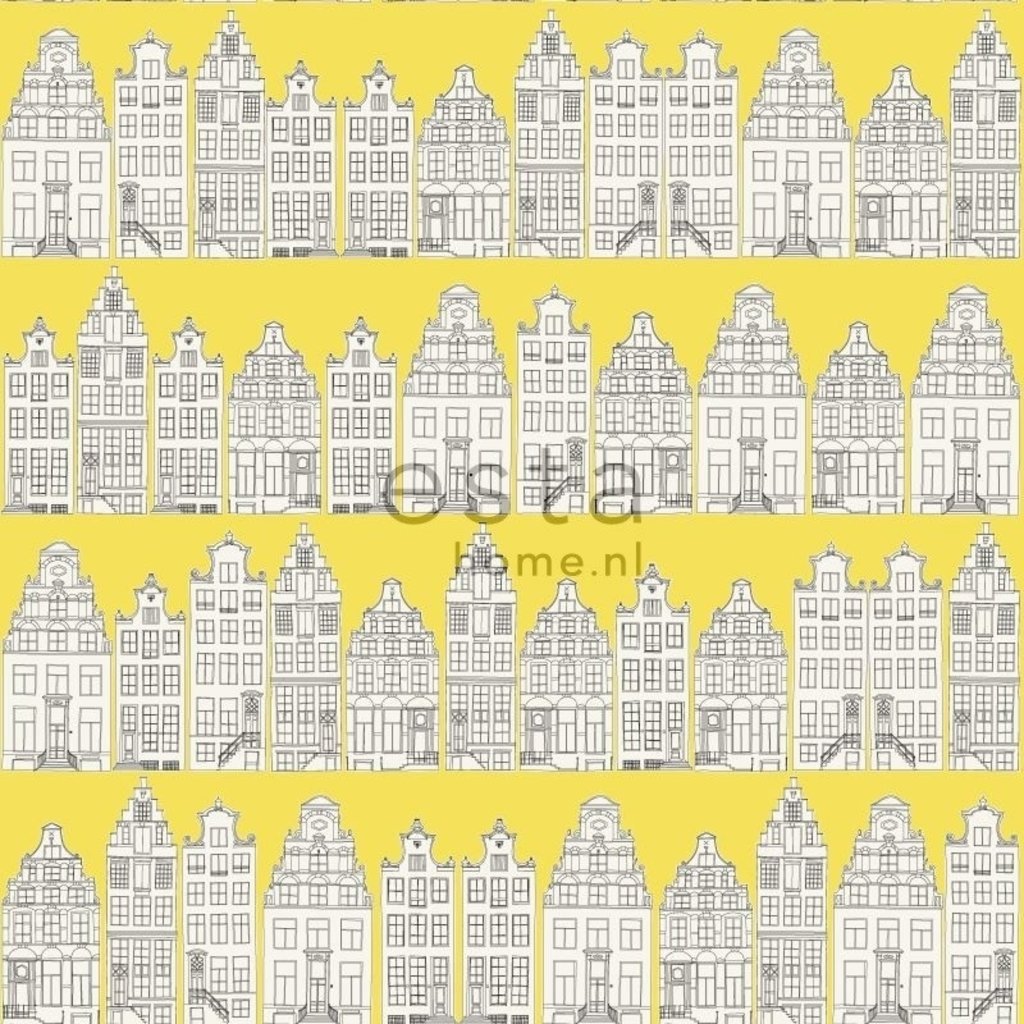 Esta Home  Denim & Co. Amsterdam houses yellow 137712