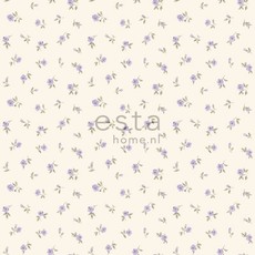 Esta Home Denim & Co. little roses purple 137702