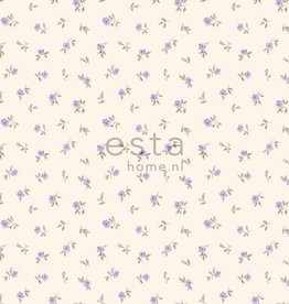 Esta Home Denim & Co. little roses purple 137702