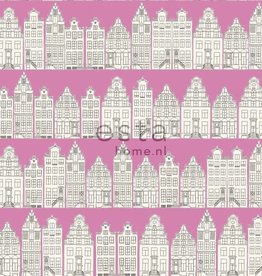 Esta Home Denim & Co. Amsterdam houses pink 137714