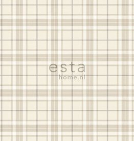 Esta Home Denim & Co. checks beige 137722