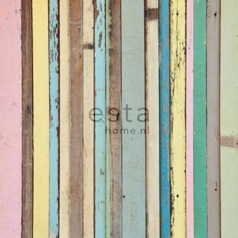Esta Home Esta Home Denim & Co. PhotowallXL painted wood 157703