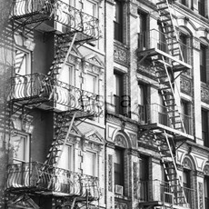 Esta Home Esta Home Denim & Co. PhotowallXL NY fire ladders 157709