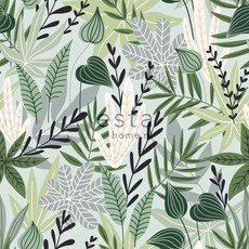 Esta Home Esta Home Jungle Fever Wallpaper XXL Scandinavian Leaves 158894