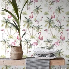 Esta Home Esta Home Jungle Fever Wallpaper XXL Flamingo's 158844