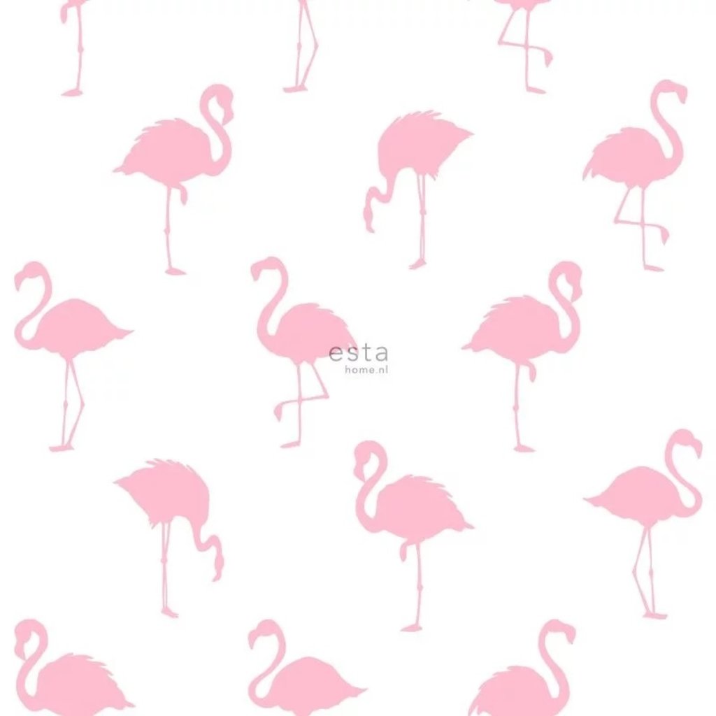 Esta Home Esta Home Jungle Fever behang Flamingo's 138992