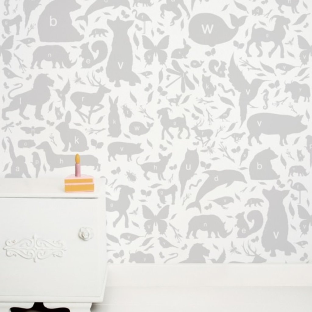 Kek Amsterdam KEK Amsterdam Kids behang ABC Animals WP-045