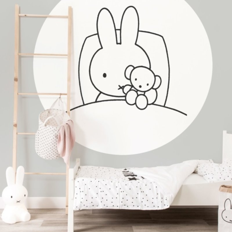 Kek Amsterdam KEK Amsterdam Kids behangcirkel Miffy Sleep CK-031