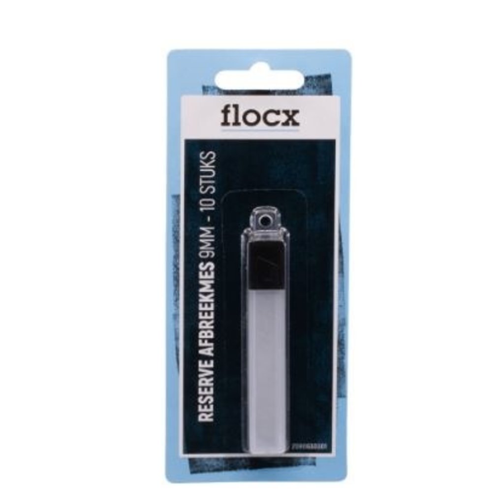 Flocx Reserve afbreekmes normaal 9mm 10stuks